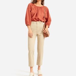Everlane lightweight straight-leg crop, size 2